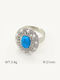 Sharks Bay Clothing Damen Ring mit Steinen aus Stahl