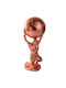 Διακοσμητικό Αγαλματίδιο Atlas 565tnl1357 13x13x31cm Copper Aberto Design Πολυέστερ
