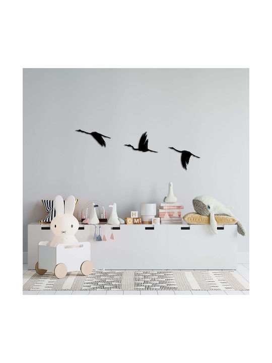 Wall Decor Set of 3 pcs A-g Migrant Birds 899skl2357 Metal