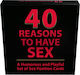 Κάρτες Στάσεις Σεξ Kheper Games 40 Reasons To Have Sex
