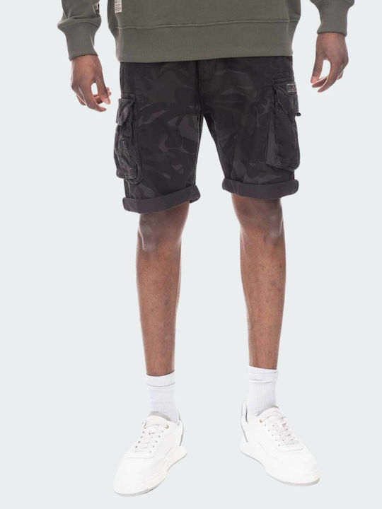 Alpha Industries Short Men's Shorts Camo - Black