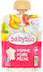 Babybio Frucht-Gemüse-Püree mit Geschmack Apfel - Pfirsich - Birne 90gr für 6+ Monate