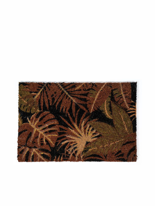 Sdim Eingangsmatte Kokosfaser Rutschfeste Unterseite Coco Gold 985 Herbstblätter 40x60cm