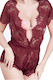 Roter Babydoll-Body