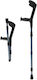 Telescopic Open-Type Elbow Crutch with Colored Frame 1 Piece