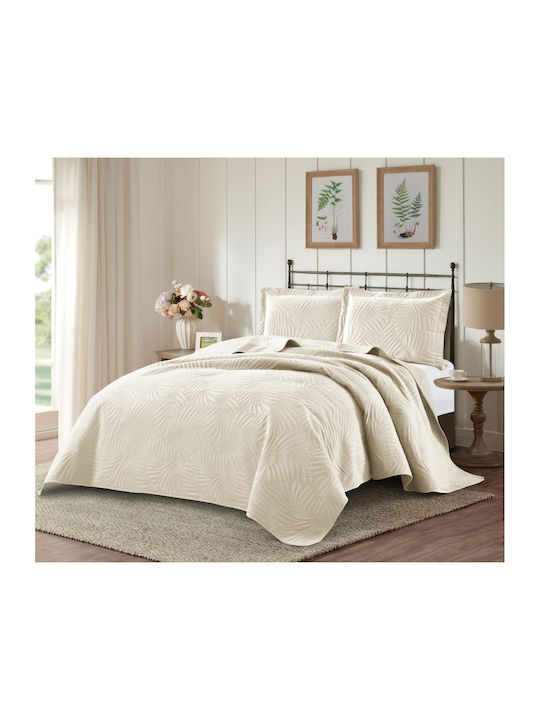 Liolios Home Ibiza Tagesdecke Übergröße Cream 2...