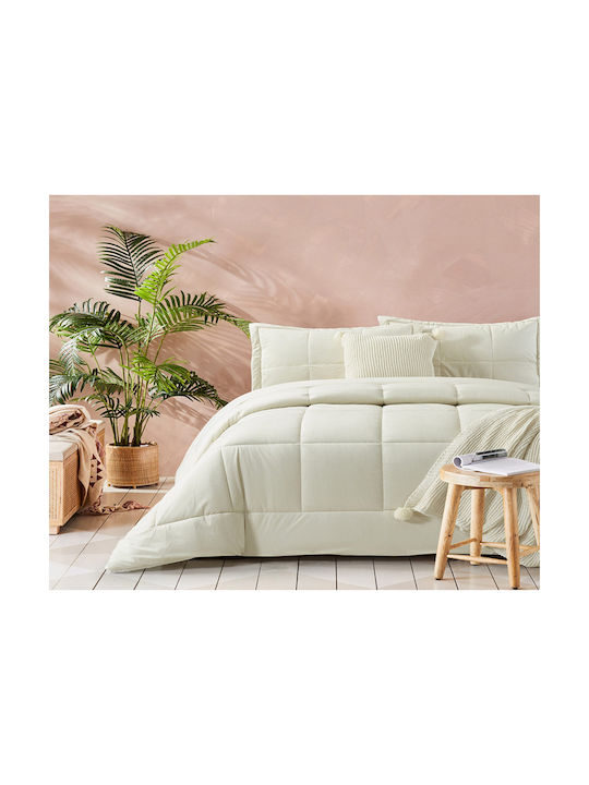 Liolios Home Primavera Kissenbezug-Set Ivory 50x70cm.