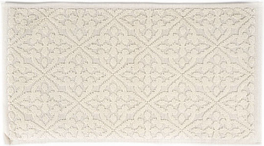 Sdim Rutschfest Badematte Mikrofaser Rechteckig 801-5090-002W 002 White 50x90cm