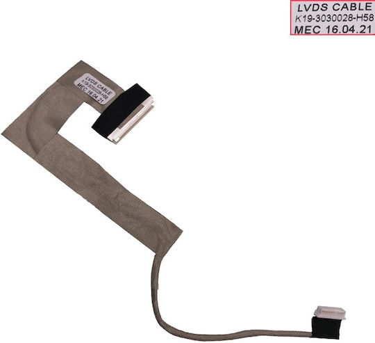 Screen Flex Cable Advent 4211 MSI U100 U90 Pn K19-3030019-h58 K19-3030028h58009 K19-3030028-h58 Video Screen Cable Code 1-flex0571