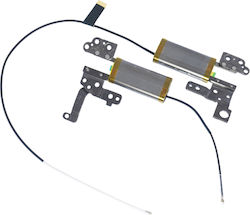 Μεντεσέδες Hinges Bracket Set Laptop Lenovo Yoga 7-14itl5 82bh 82bh0006us 82bh00dmus 5h50s28981 5h50s28982 5h50s29023 Am1rw000910 Am1rw000400 Αριστερό & Δεξί No Brackets Silver Κωδ.1-hng0695