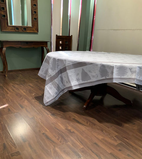 Τραπεζομάντηλο Christmas Letter 100% Cotton Lurex 150×260 Liolios Home