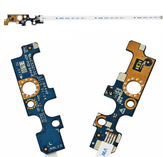 Power Switch Button Board Dell Inspiron 14 15 17 5755 5557 5758 5769 5455 5558 Code 1-brd026