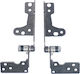 Hinges Bracket Set Laptop Asus Netbook Eee Pc 1201ha 1201hab 1201hag 1201k 1201n 1201nb 1201nl 1201pn 1201t 13goa1s10m020-10 13goa1s10m040-10 Left & Right No Brackets Code 1-hng0604