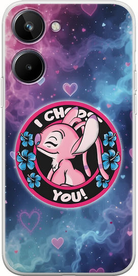 Калъф I Choose You Pink Realme 10 4g Гъвкав TPU Прозрачен Силикон
