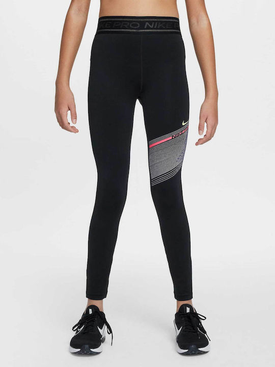 Nike Παιδικό Κολάν Αθλητικό Μακρύ Dri-Fit Black Pro