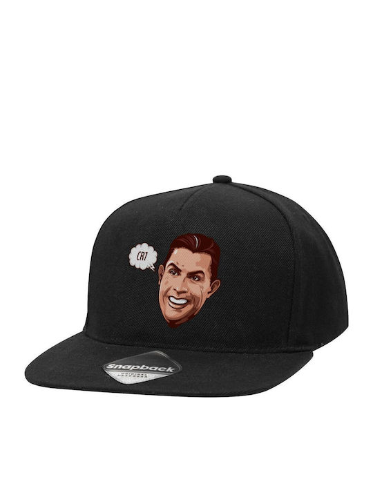 Cristiano Ronaldo Adult Cap Flat Snapback Black...