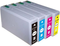 Συμβατά Μελάνια Epson 79xl T7901 Τ7902 T7903 T7904 Pack