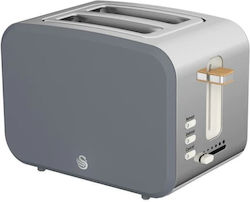Swan Nordic Toaster 2 Schlitze 900W Gray