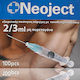 Neoject Σύριγγες 21G 100τμχ