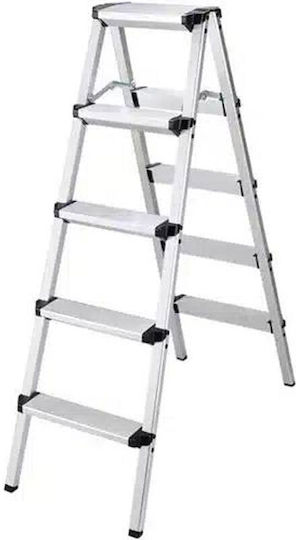 Ladder Aluminum with 4+1 Steps