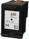 Ink HP Compatible 650XL CZ101AA Pages: 790 Black 1015 1515 1516 2515 2516 2545 2546 2645 3515 E-AIO 3545 E-AIO 4515 E-AIO