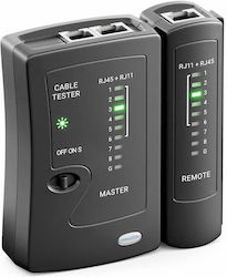 DeleyCON Network Cable Tester RJ11 / RJ12 / RJ45