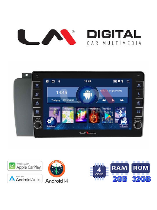 LM Digital Ηχοσύστημα Αυτοκινήτου για Volvo XC 70 2004 > 2007 (Bluetooth/USB/WiFi/GPS/Apple-Carplay/Android-Auto)