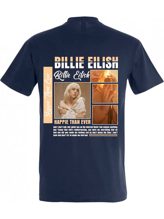 T-shirt Unisex " Billie Eilish Fanart " Back Pr...