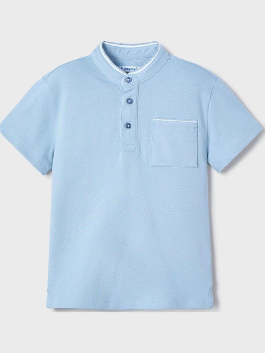 Mayoral Παιδικό Polo Κοντομάνικο Σιελ