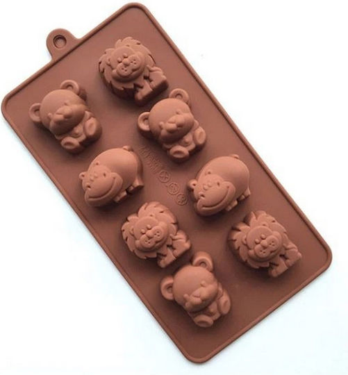 Silikonform Tiere Schmilzt 21,3x10,8cm