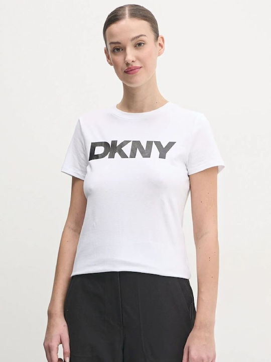 DKNY Дамска Блуза Бяла