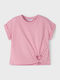 Kids Top Short-sleeved Pink