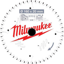 Milwaukee Δίσκος Κοπής Ξύλου 165mm