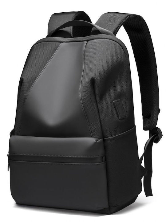 Mark Ryden Rucsac Impermeabil pentru Laptop 15.6" cu Port USB în Culoare Neagră