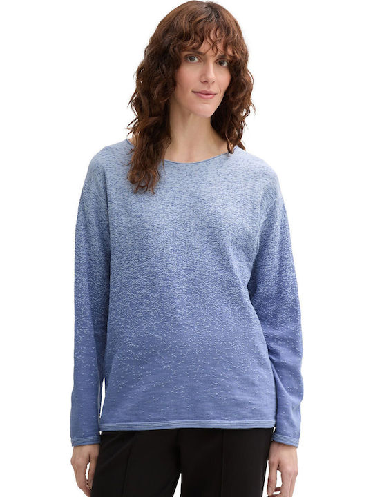 Tom Tailor Damen Pullover Blue Degrade