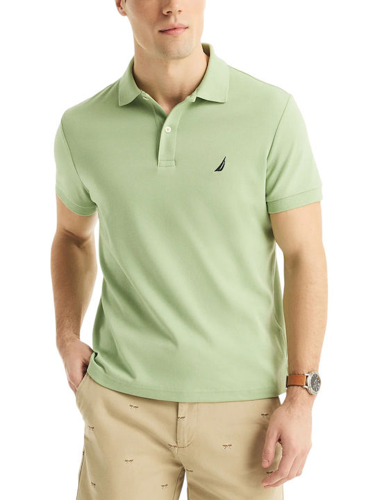 Nautica Polo Short Sleeve Green Blouse