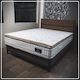 Klikareto Mattress Topper Bamboo Single Memory Foam with Bamboo Fibers , Removable Cover & Elastic Straps 90x190x4cm