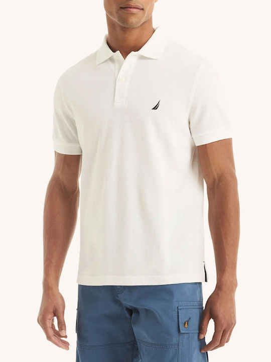 Nautica Polo Short Sleeve White Blouse