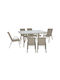 Garten- und Outdoor-Möbelsets Rio 7 Stück Beige