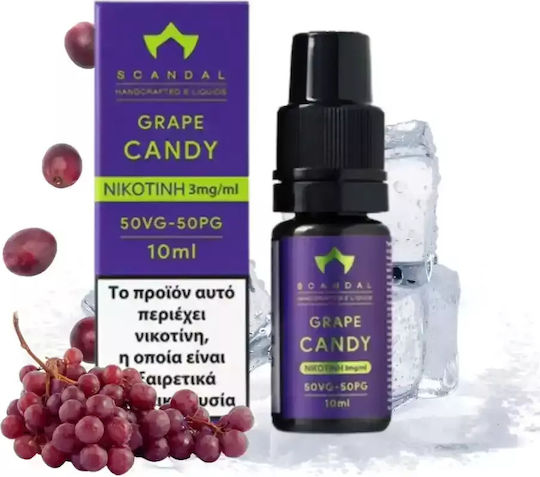 Scandal Έτοιμο Υγρό Αναπλήρωσης Grape Candy 6mg 10ml