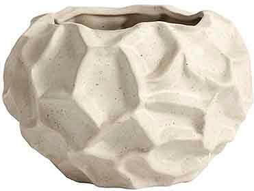 Muubs Vază Ceramică Albă Φ18xÎ11.5cm Muubs Vază Ceramică Albă Φ18xÎ11.5cm