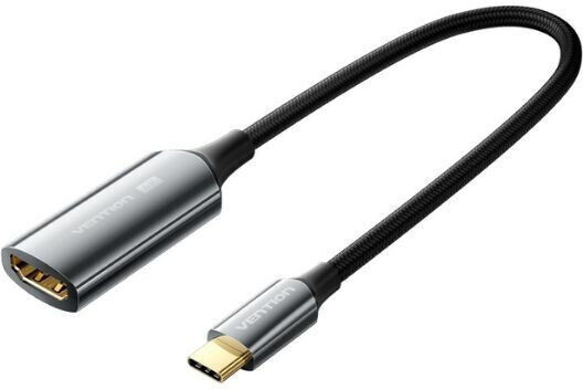 Vention Geflochten Kabel HDMI-Stecker - USB-C-Stecker 0.25m Schwarz