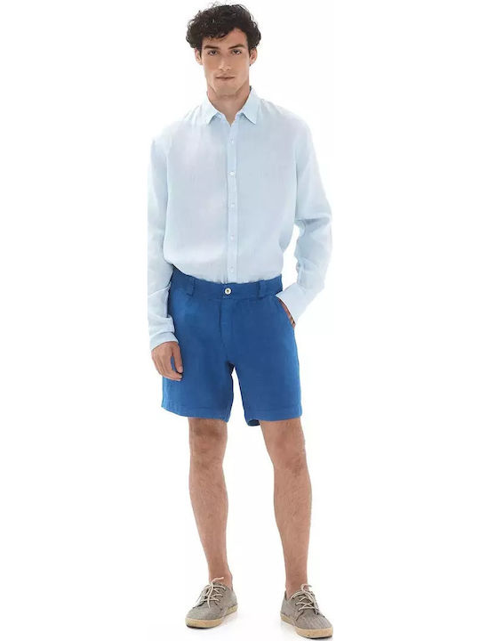 Haris Cotton Herrenshorts Blau
