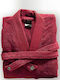 19V69 Elegante Halat de baie Bordo