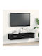 Cabinet Wall Black Oak 88x26x18.5cm