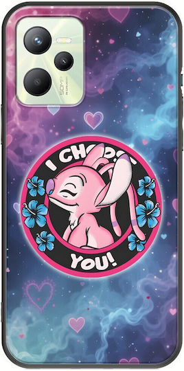 Θήκη I Choose You Pink Realme Narzo 50a Prime Black Tpu Μαύρη Σιλικόνη