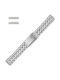 KOSTELO Metallic-Armband Silber 18mm