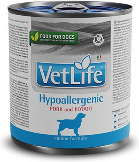 Farmina Vet Life Hypoallergenic Wet Food Dogs Diet with Pork 300gr