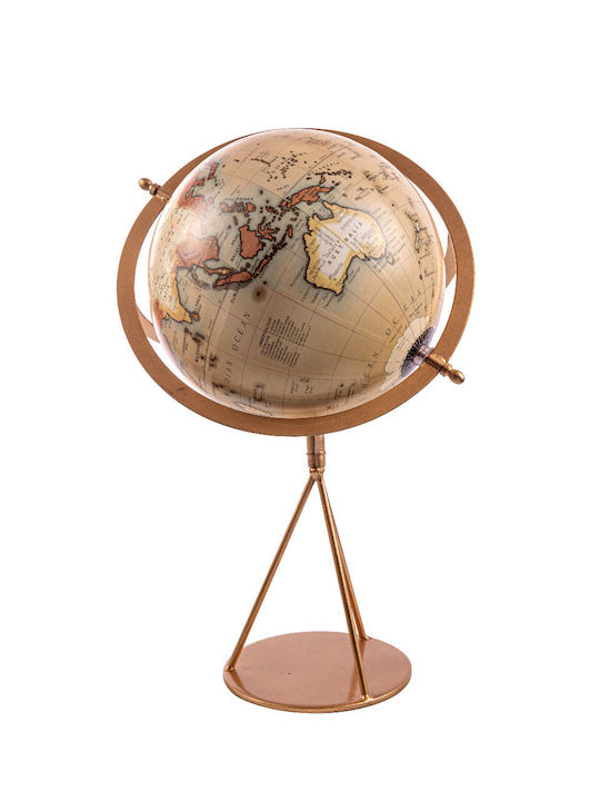 Decorative Globe with Metal Base 20cm A24910