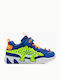 Kids Sneakers with Scratch & Lights Blue
